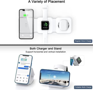 Fabric Travel Charger 3 In 1 Wireless
